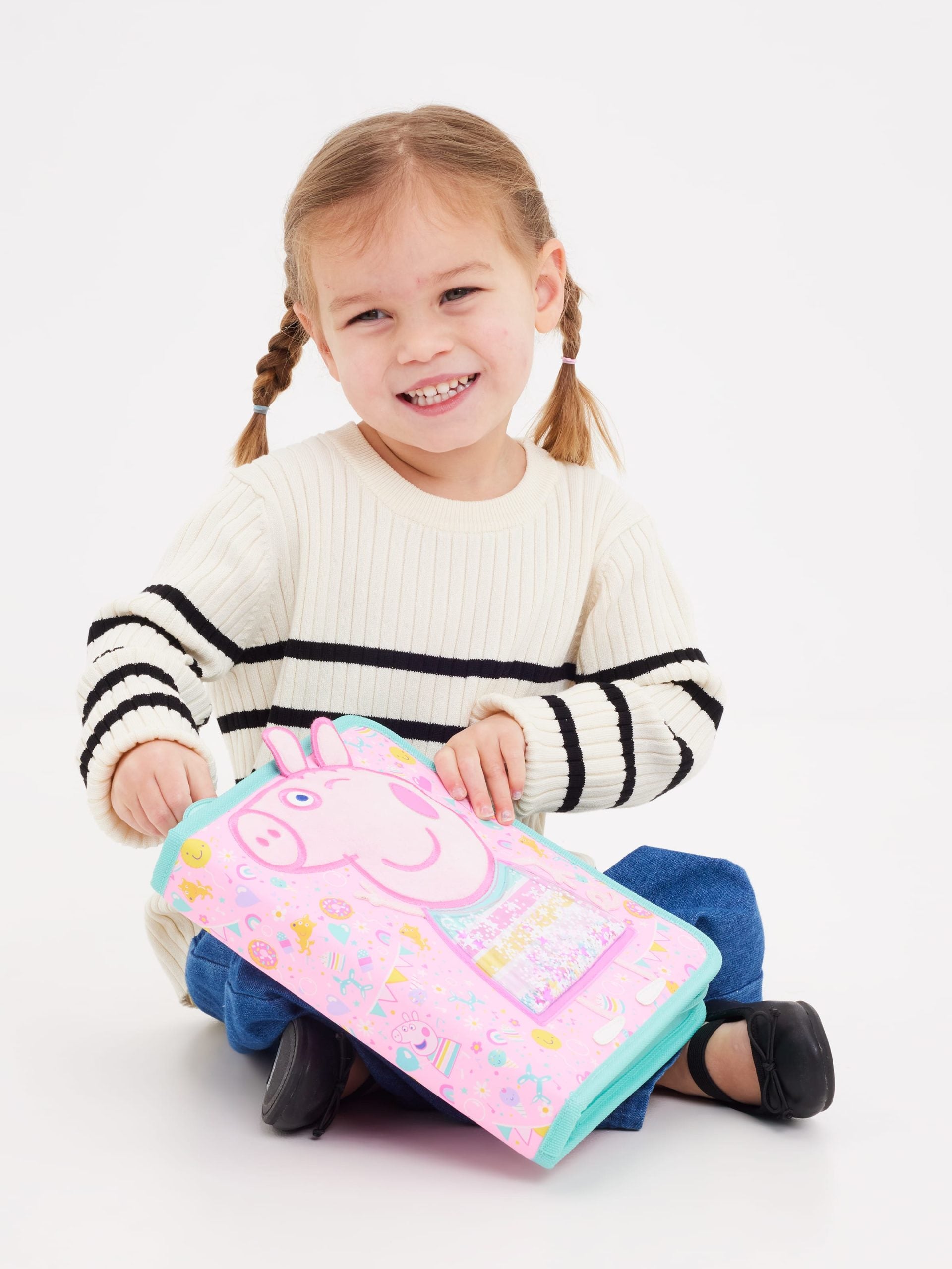 Smiggle - Peppa Pig Kırtasiye Seti ve Kalem Kutusu-Dinossi