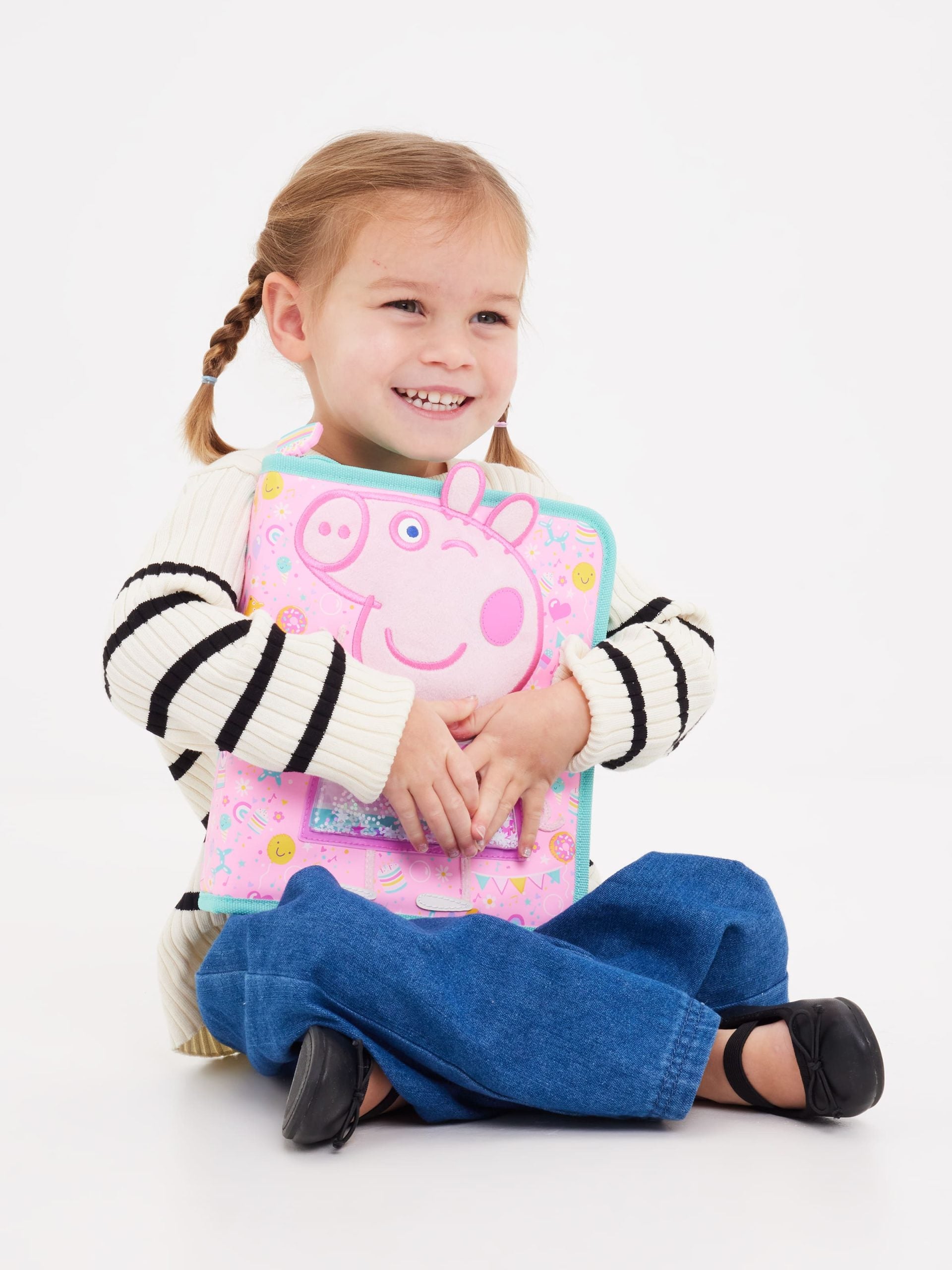 Smiggle - Peppa Pig Kırtasiye Seti ve Kalem Kutusu-Dinossi