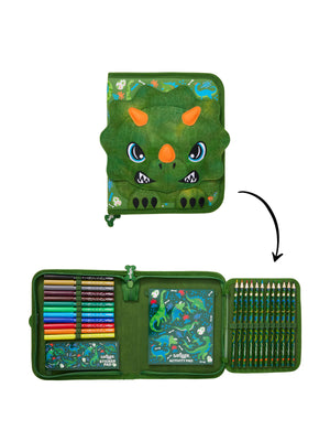 Smiggle - Fluffy Paws Çocuk Kırtasiye Seti ve Kalem Kutusu