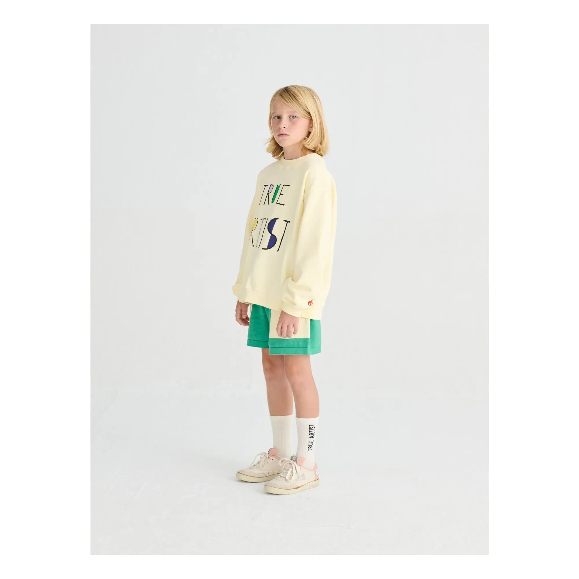 True Artist - Sweat N°11 Organic Cotton | Pale Yellow