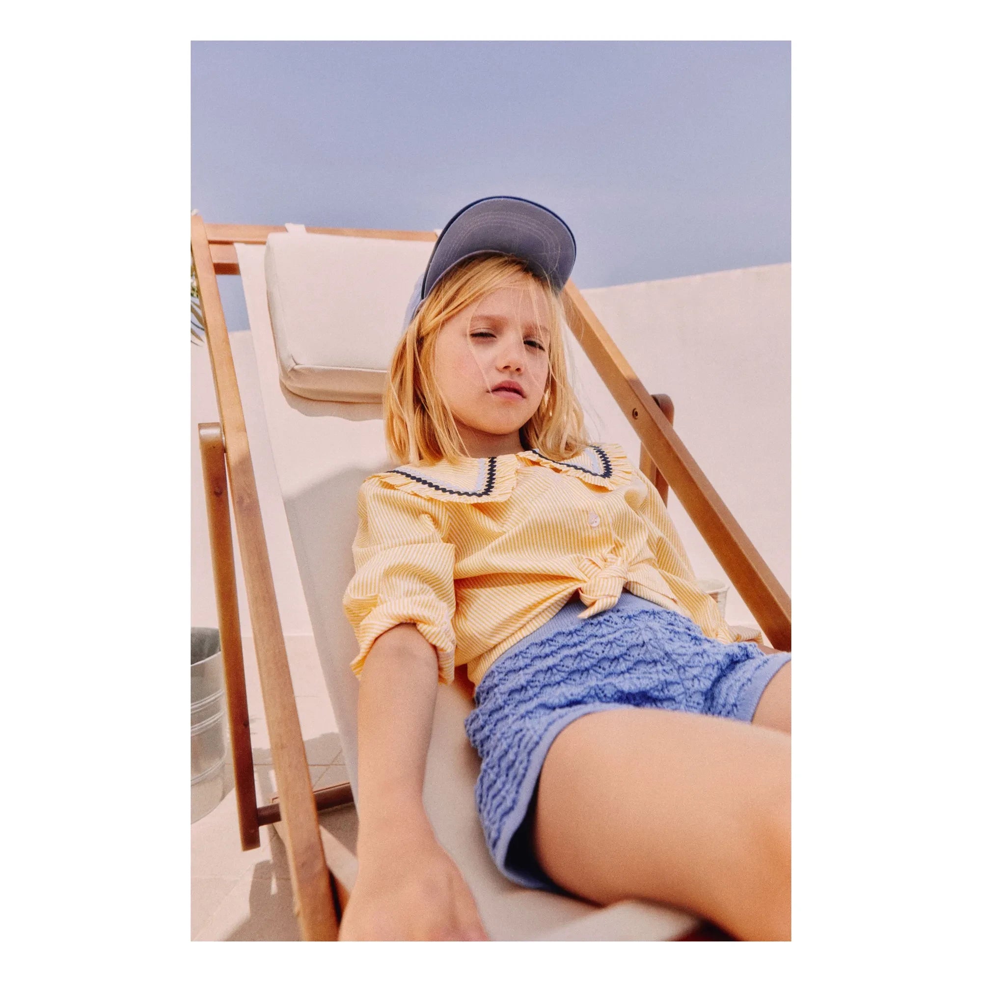 Mipounet - Häkelshorts Blaue Kirsche | Blau