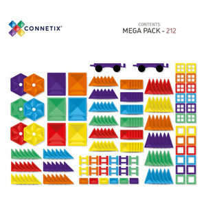 Connetix - Mega paket - 212 parça | Rainbow