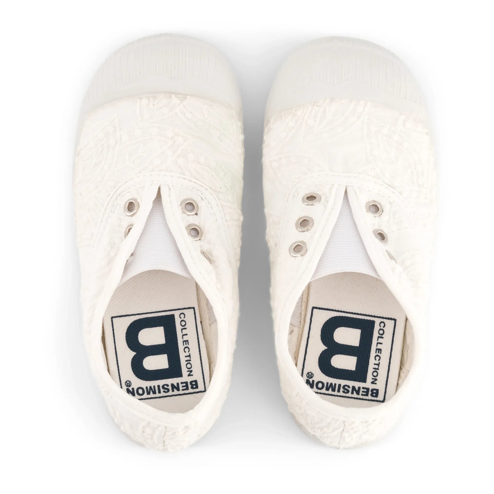 Bensimon - Tennis Elly Broderie Anglaise | White