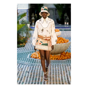 Alémais - Mina İşlemeli Bluz | Beyaz