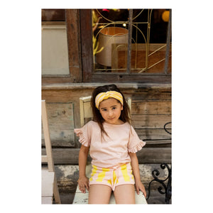 Louis Louise - Gestreifte Iris Shorts | Gelb