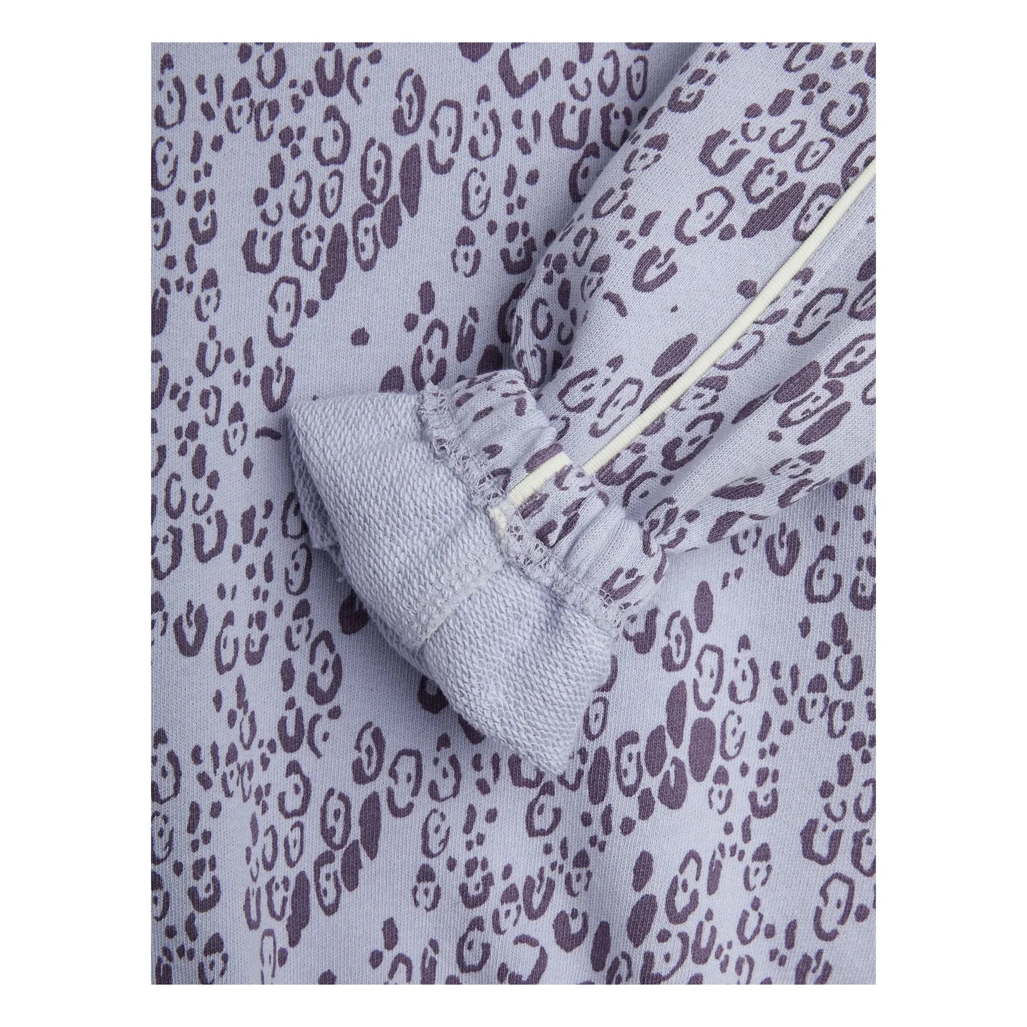 Mini Rodini - Organik pamuk leopar sweatshirt | Lila