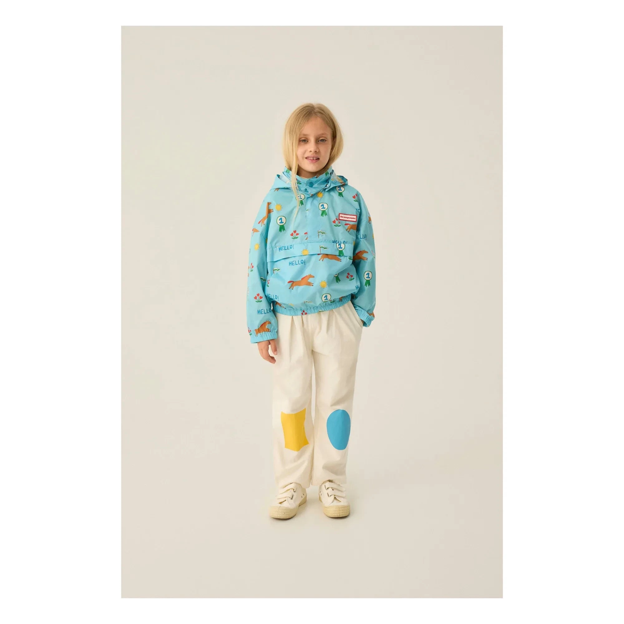 The Campamento - Horse Windbreaker Recycled Fiber | Azure Blue