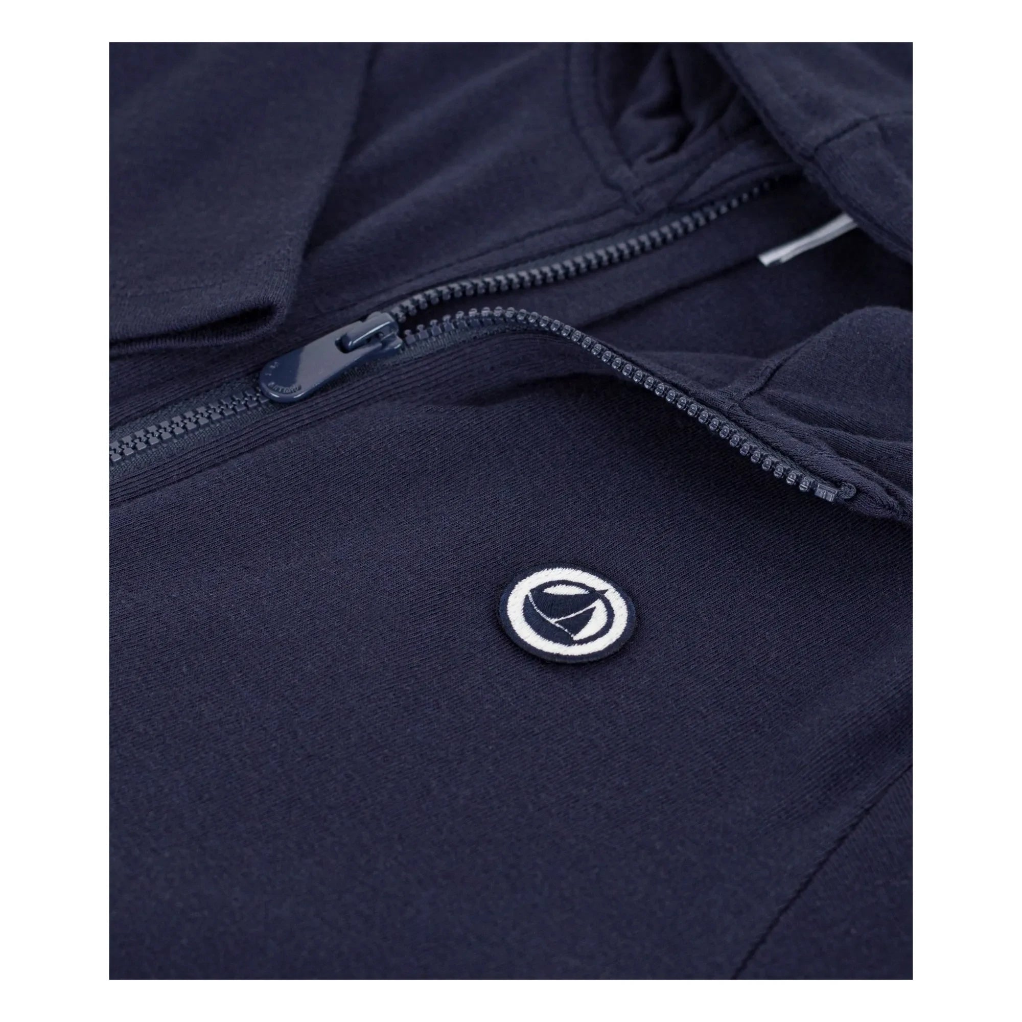 Petit Bateau - Fermuarlı Kapüşonlu Sweatshirt | Lacivert
