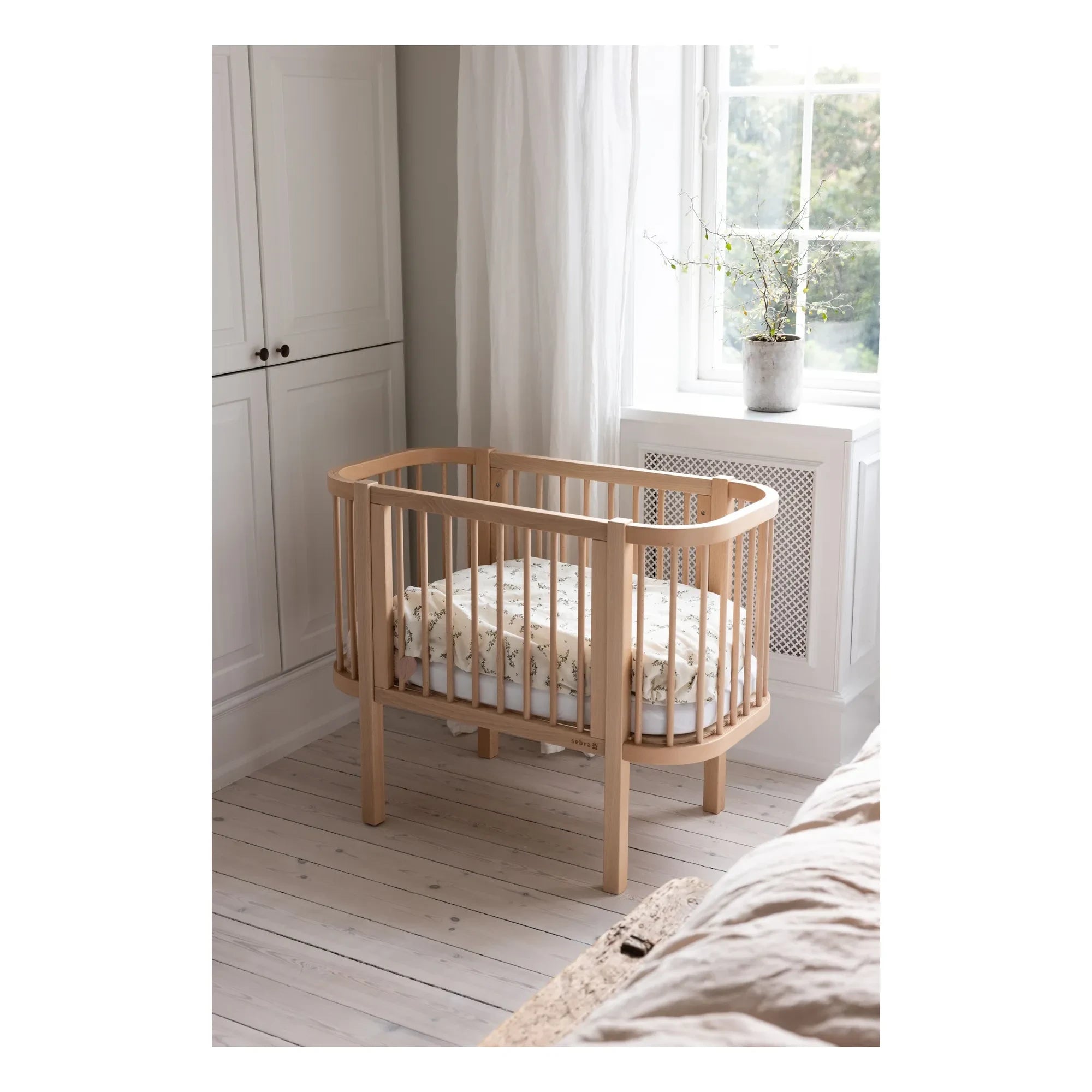 Sebra - Babybay Beistellbett | Buche