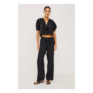 Rails - Mirina bestickte Hose | Schwarz