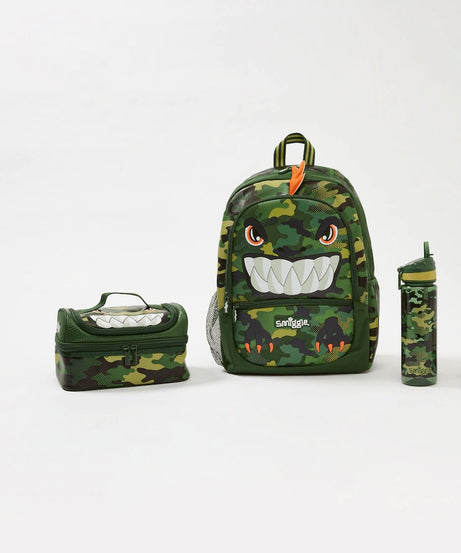 Smiggle- Budz 3'lü Okul Çanta Seti-Dinossi