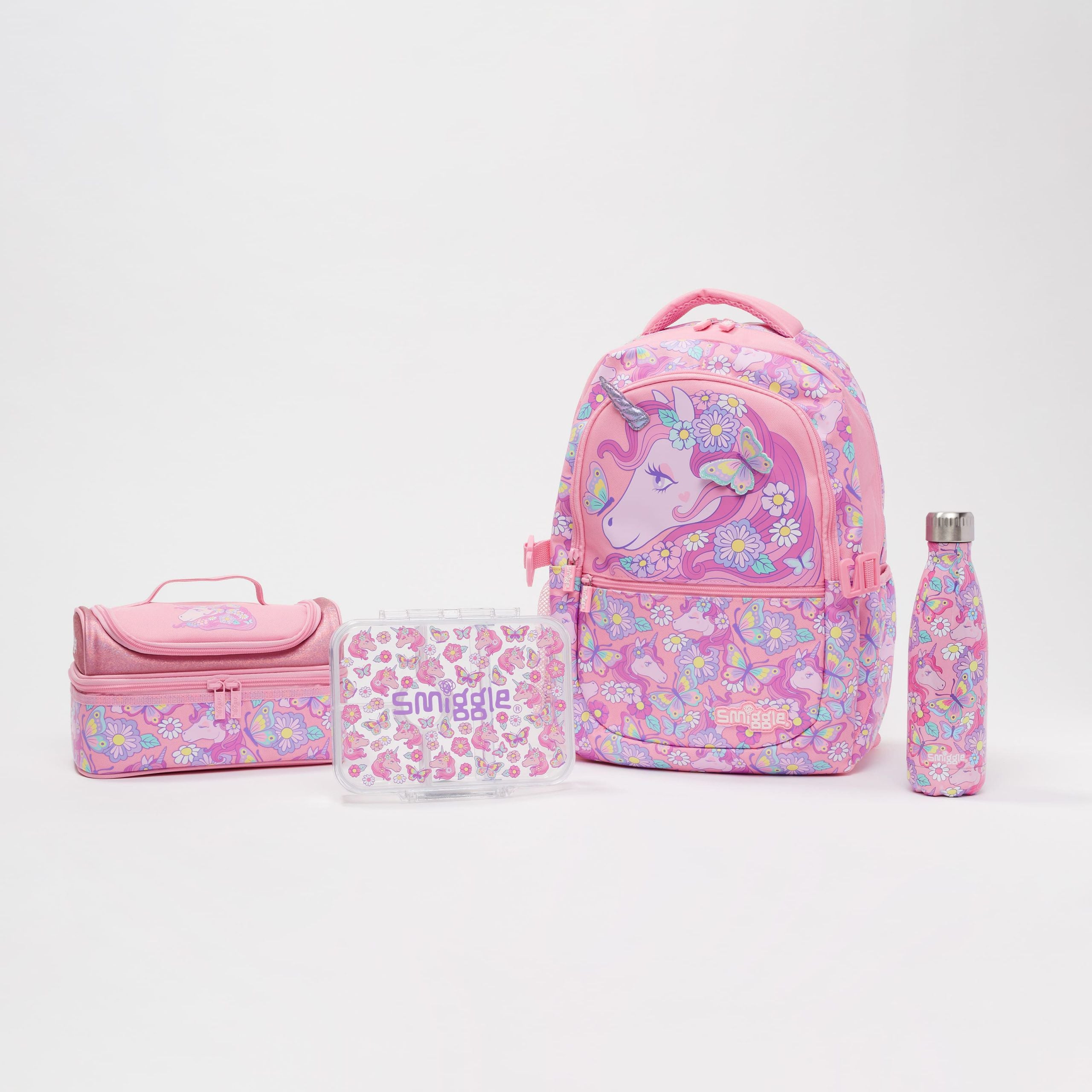 Smiggle - Hey There Okul Çanta Seti-Dinossi