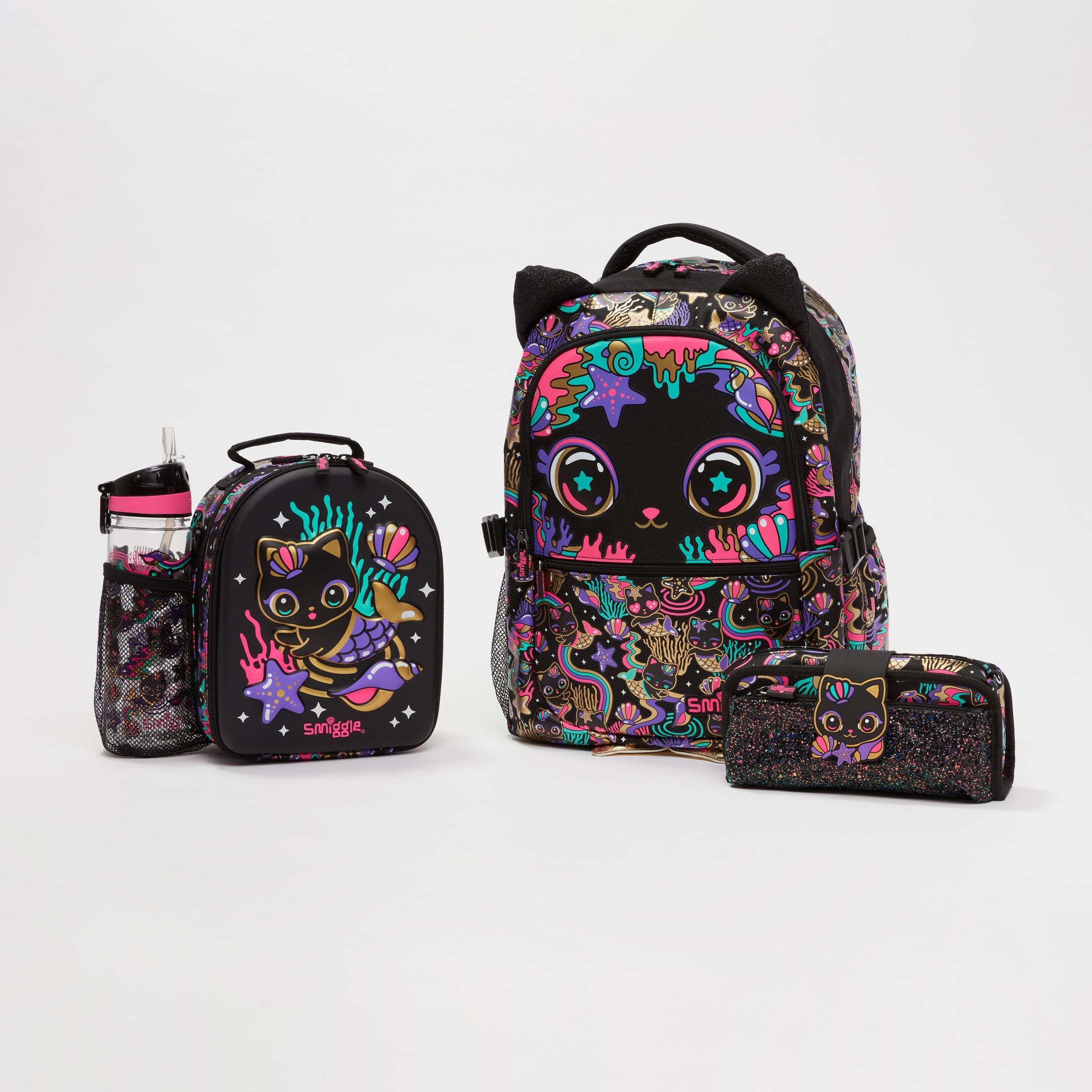 Smiggle - Hey There Okul Çanta Seti-Dinossi