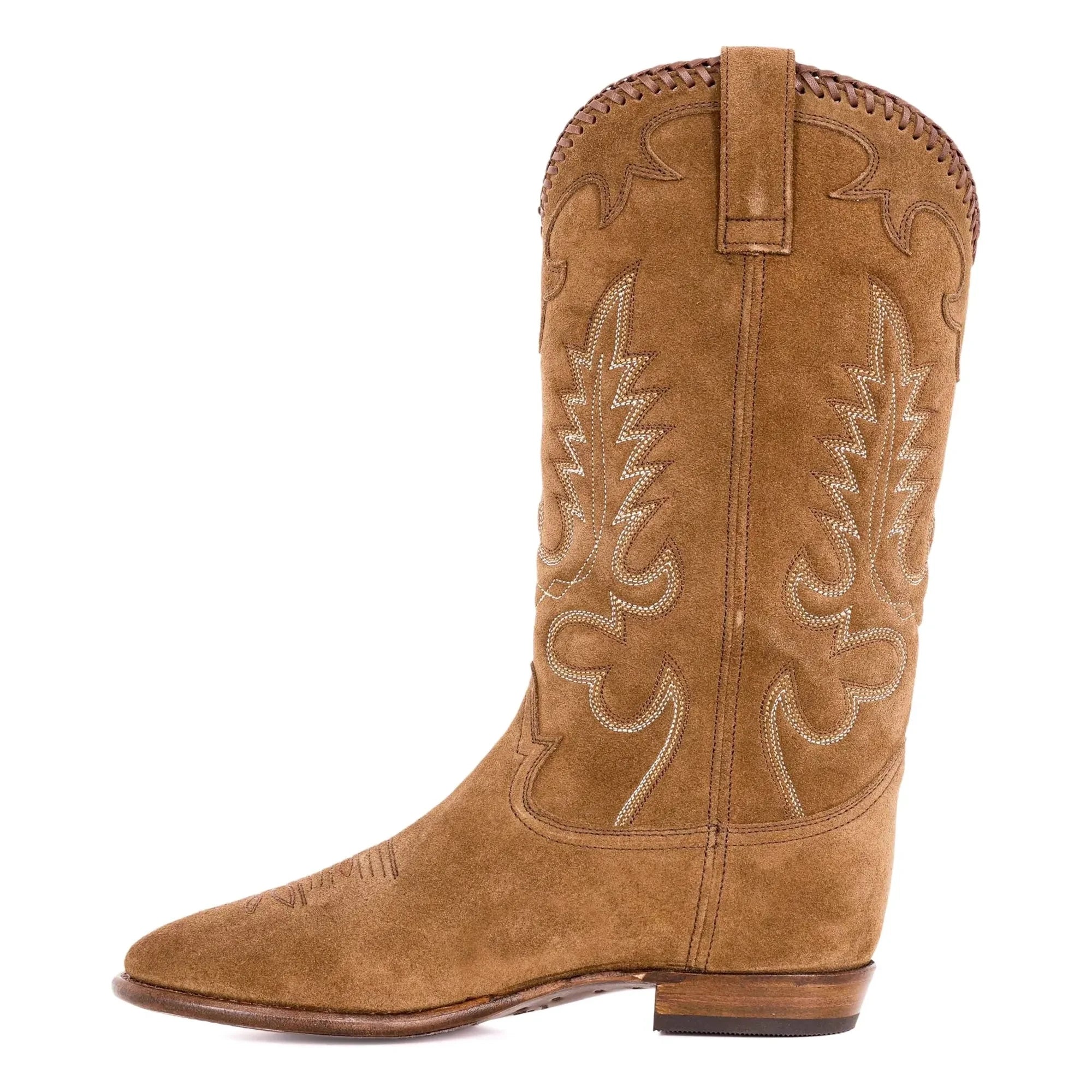 Shiloh Heritage - Midnight Western Süet Botlar | Camel