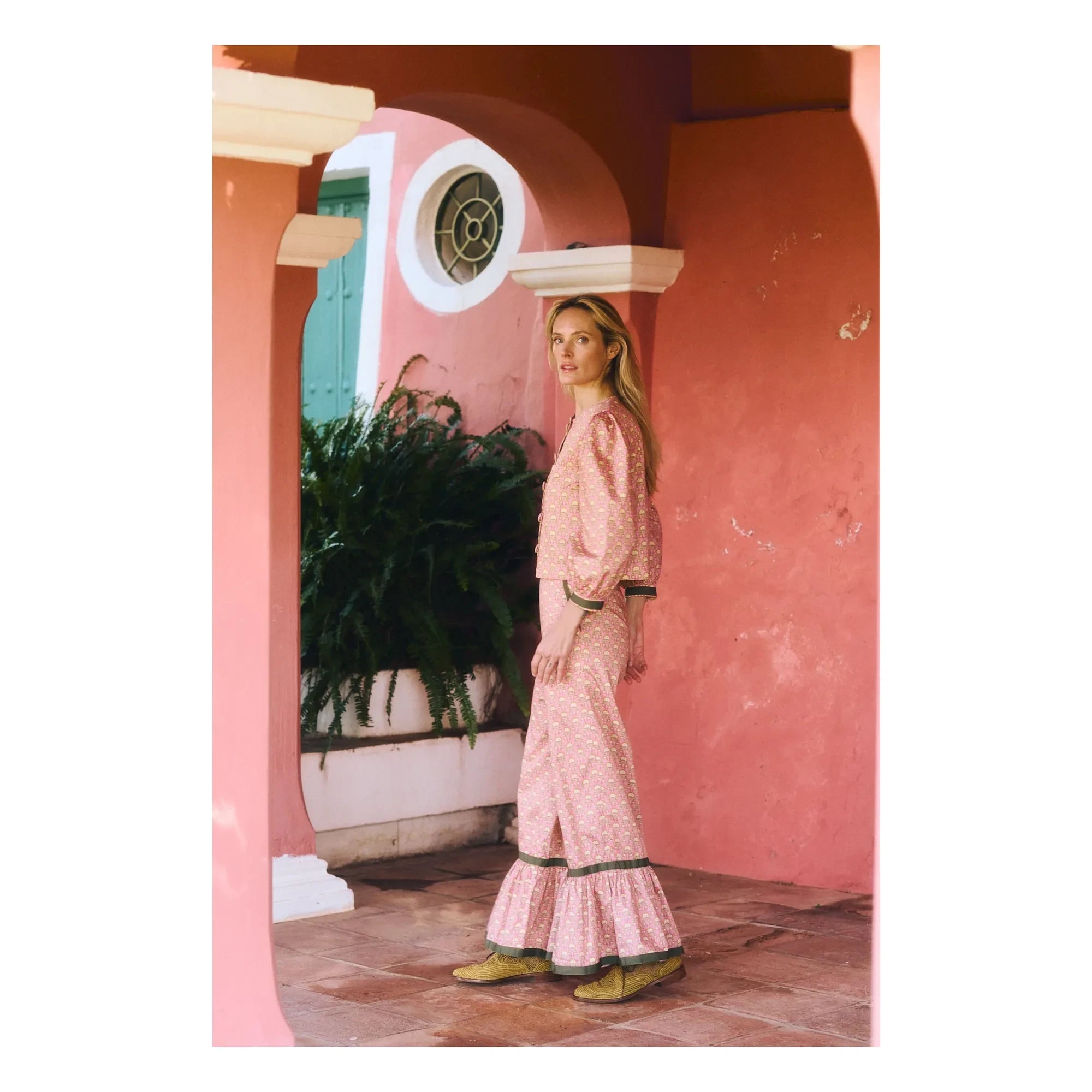 Maria de la Orden - Bristol Cotton Blouse | Peach