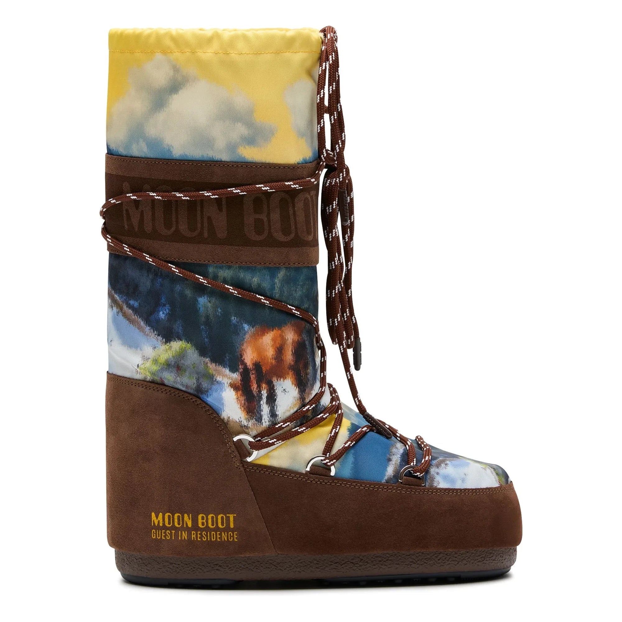 Moon Boot - MB x Guest in Residence Icon Postcard Çizmeler | Chocolate