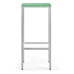 Valerie Objects - Bar sandalyesi 75 cm Alu, Muller Van Severen | Yeşil