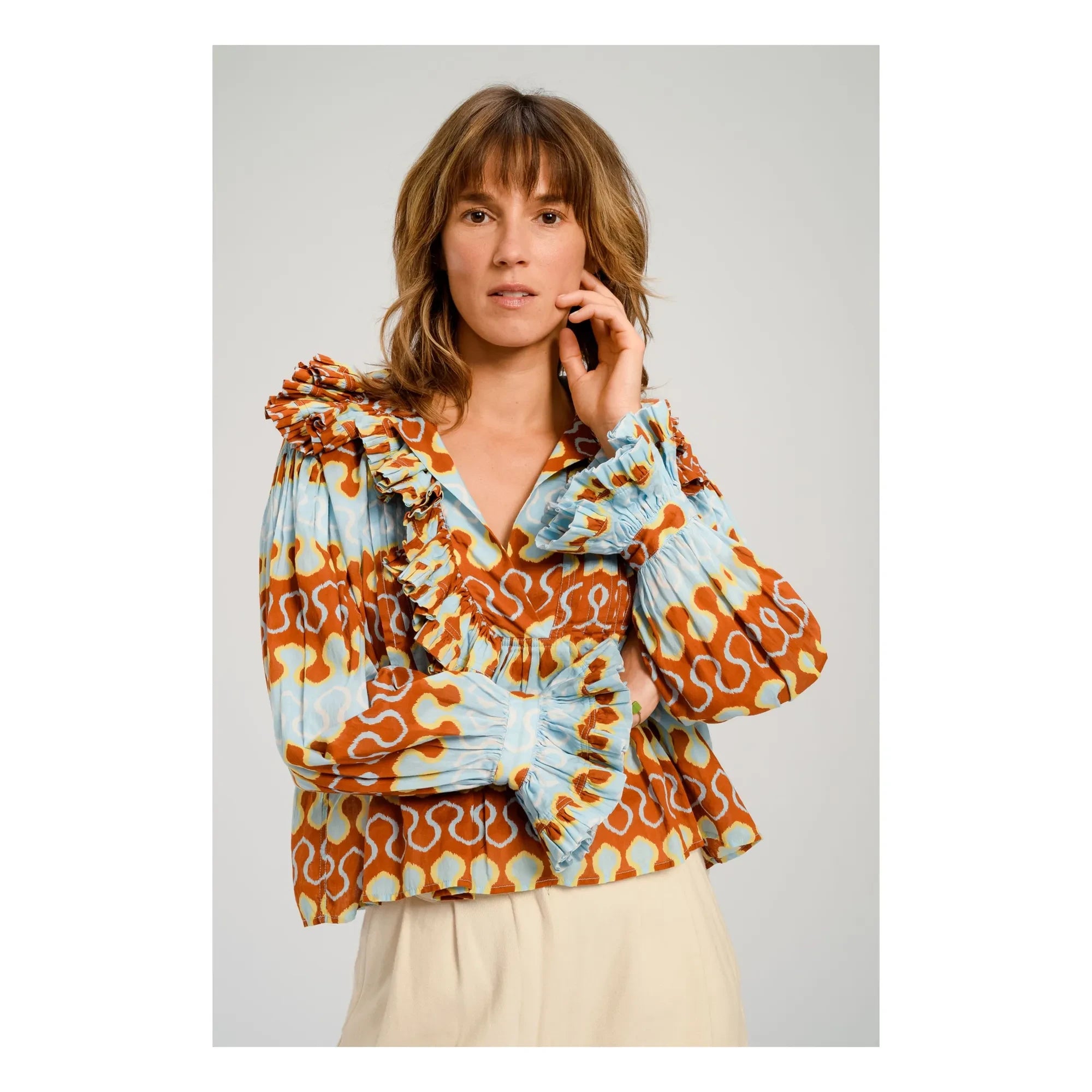 Virginie de Vinster - Rio Bluse | Beige