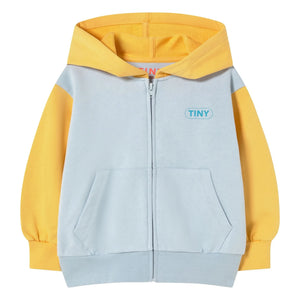 Tinycottons - Hoodie aus Bio-Baumwolle mit Farbblock-Muster | Grün