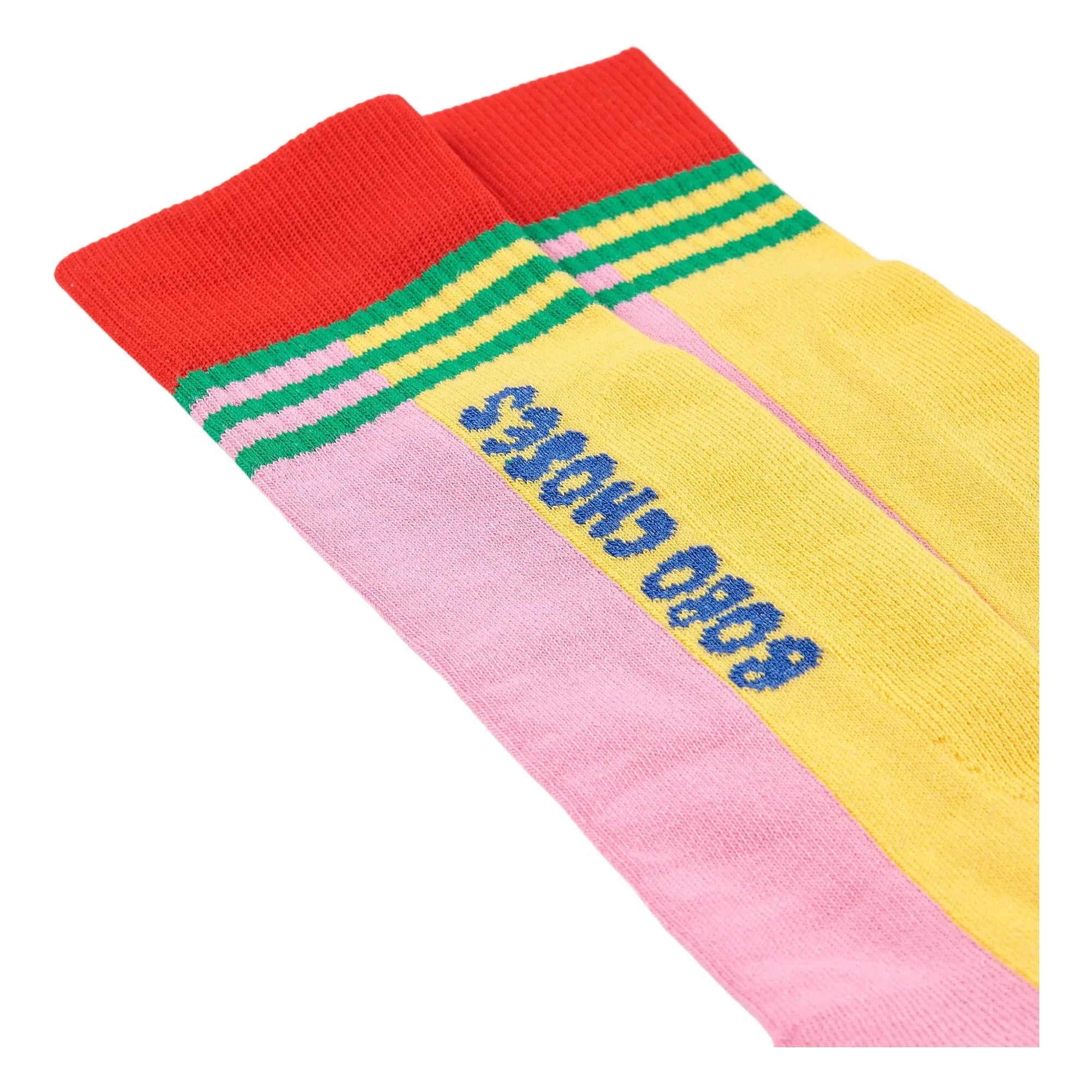 Bobo Choses - Gestreifte Socken aus Bio-Baumwolle | Rosa
