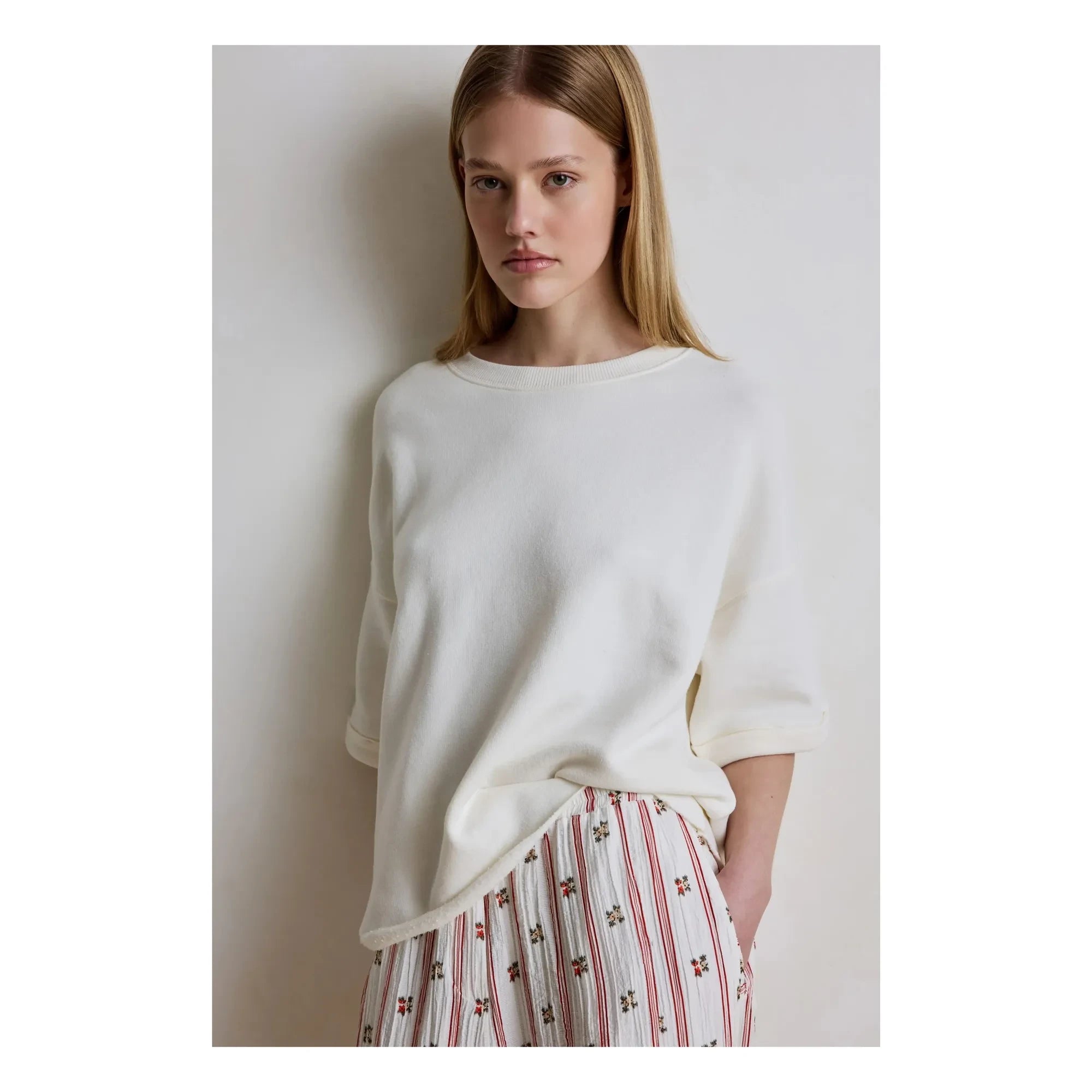 Hod - Solange Cotton Sweatshirt | Cream