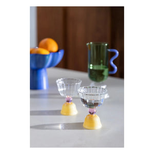 &Klevering - Tulip Glass - 2-piece Set | Yellow