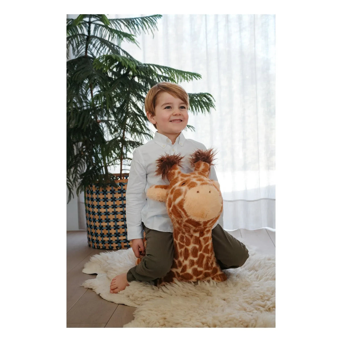 Wild & Soft - Springende Giraffe | Orange