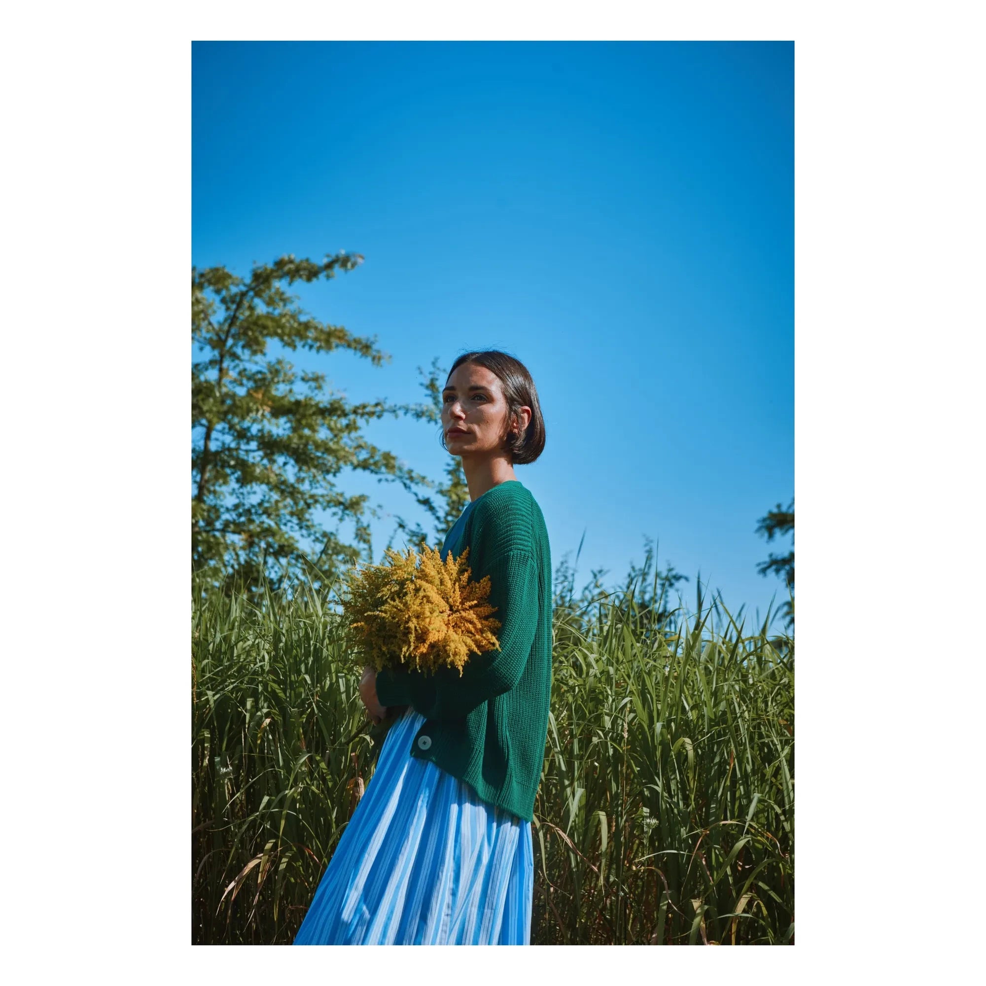 Poudre Organic - Cardigan Mate | Yeşil