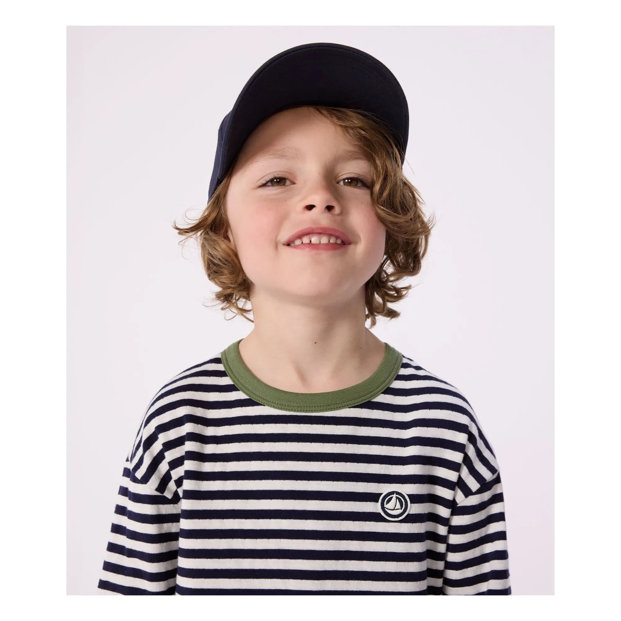 Petit Bateau – Gestreiftes T-Shirt | Blau