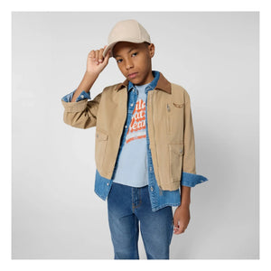Zadig & Voltaire – Arbeitsjacke mit Kontrastkragen | Beige