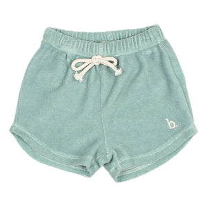 Búho - Bademantel-Shorts | Grünes Wasser