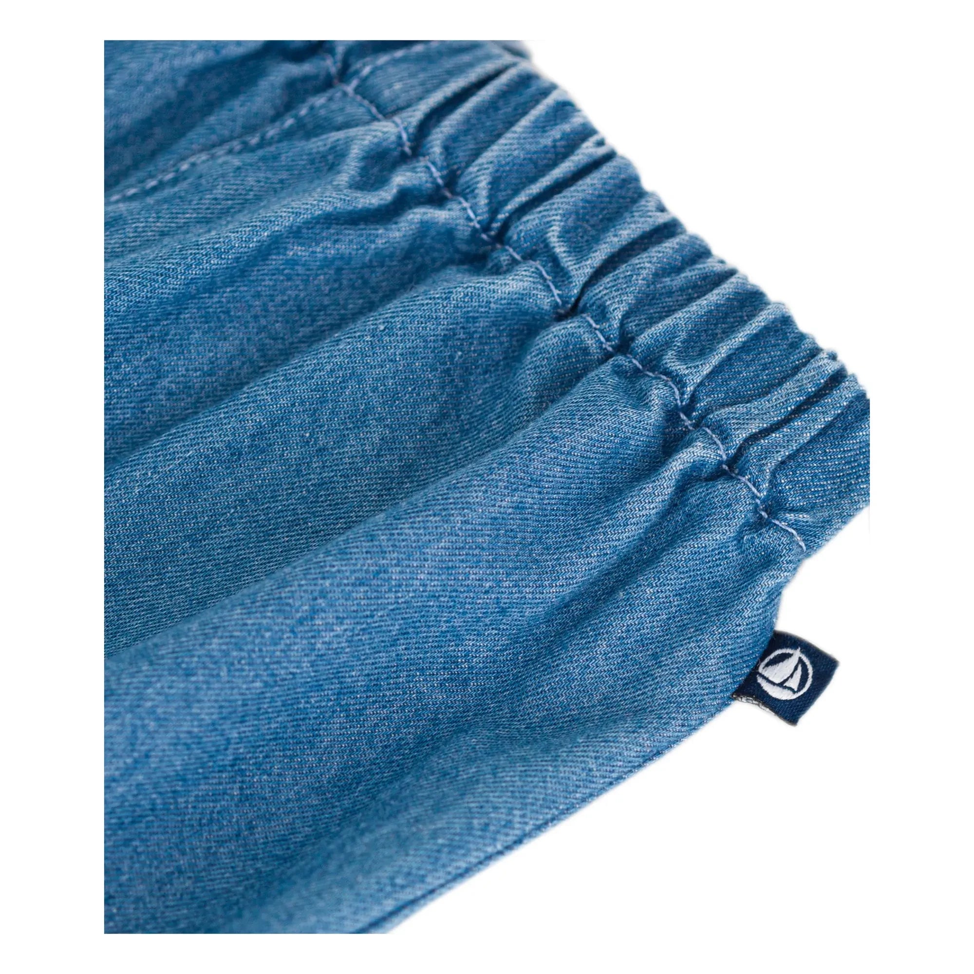 Petit Bateau - Hafif Denim Saroual | Denim mavisi