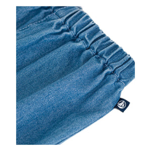 Petit Bateau - Hafif Denim Saroual | Denim mavisi