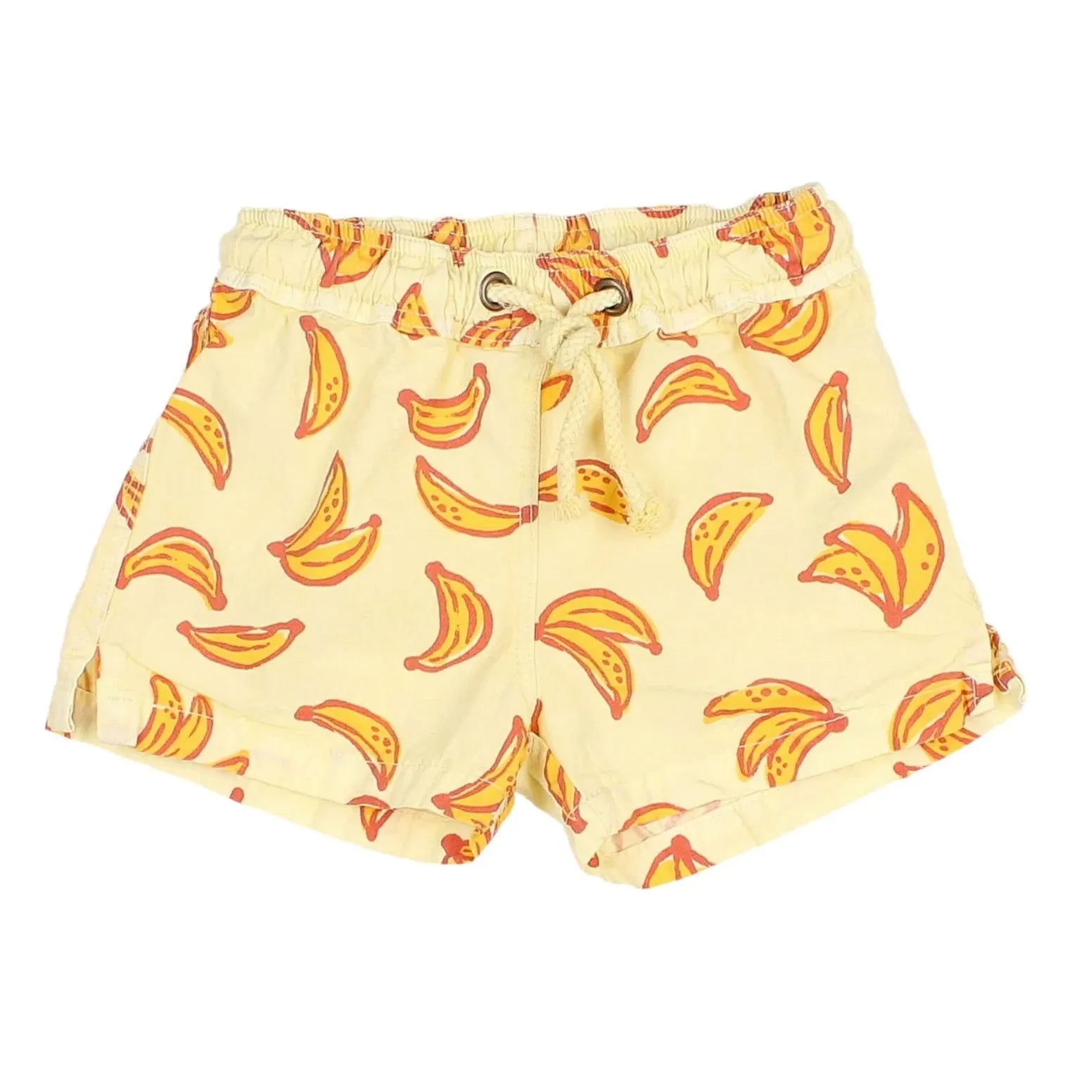 Búho - Organic Cotton Banana Pattern Swimsuit Shorts | Yellow