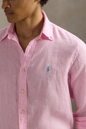 Polo Ralph Lauren Erkek Keten Uzun Kollu Spor Gömlek