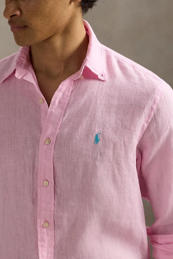 Polo Ralph Lauren Erkek Keten Uzun Kollu Spor Gömlek
