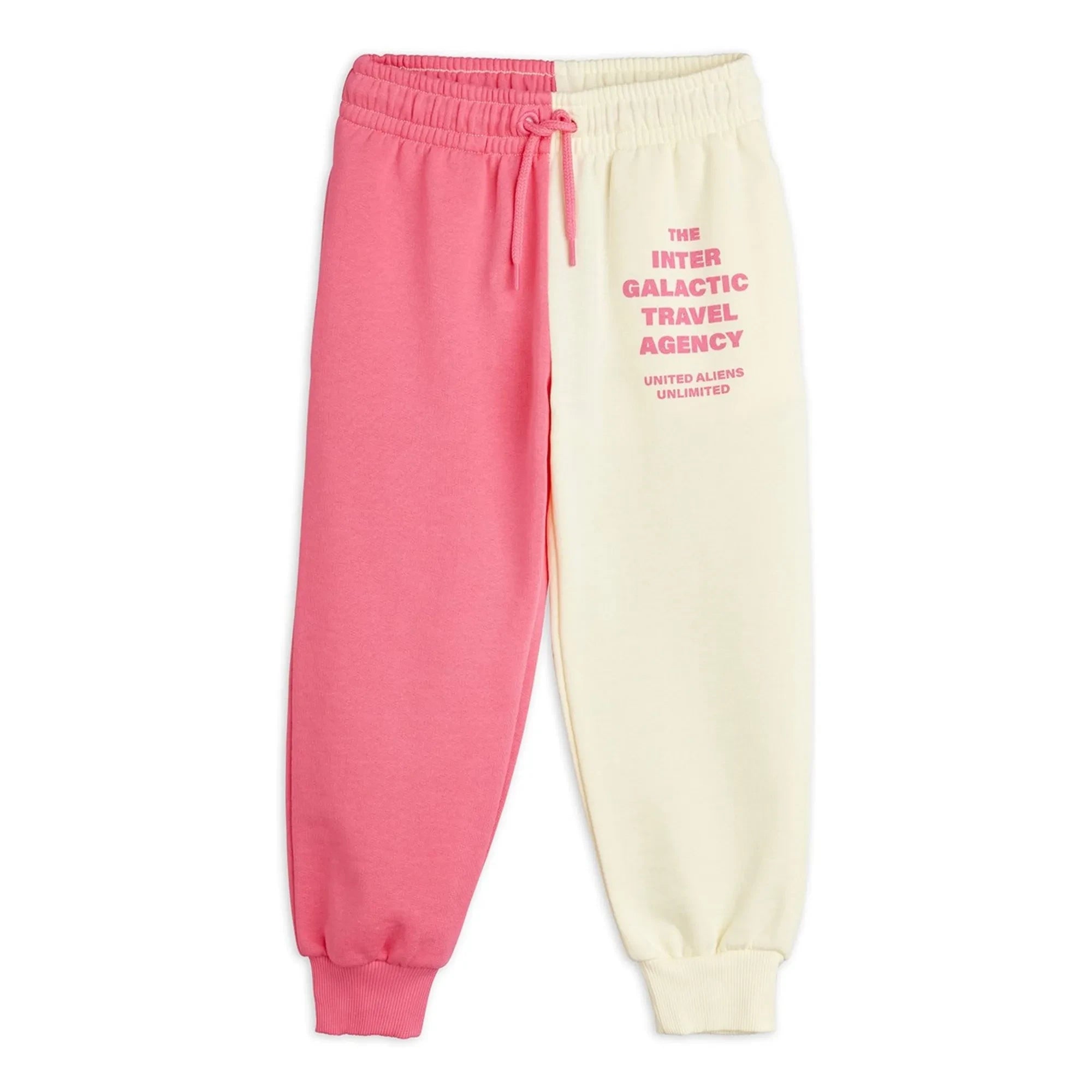 Mini Rodini - Geteilte Jogger Bio-Baumwolle | Rosa