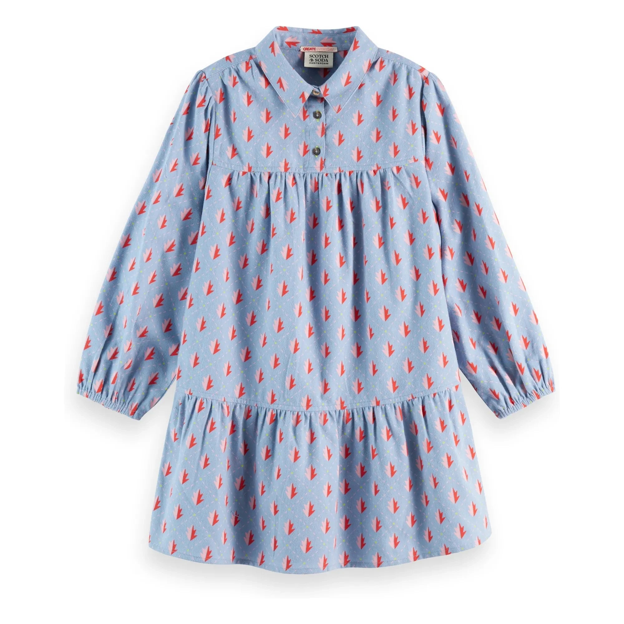 Scotch & Soda - Mavi Flanel Elbise