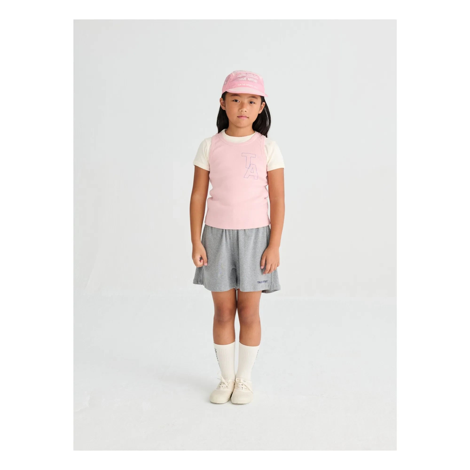 True Artist - Ribbed strap top N°20 | Pale Pink