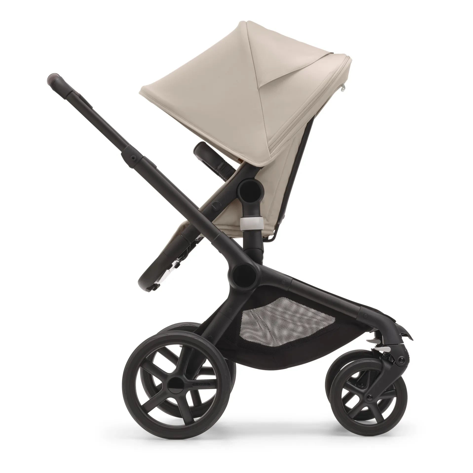 Bugaboo - Bugaboo Fox 5 Tüm Arazi Bebek Arabası - Siyah Çerçeve | Taupe kahverengi