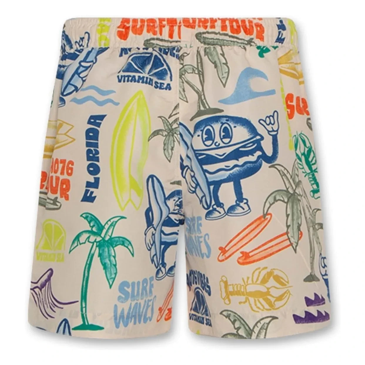 AO76 - Toni Burger Mayo Shorts | Ecru