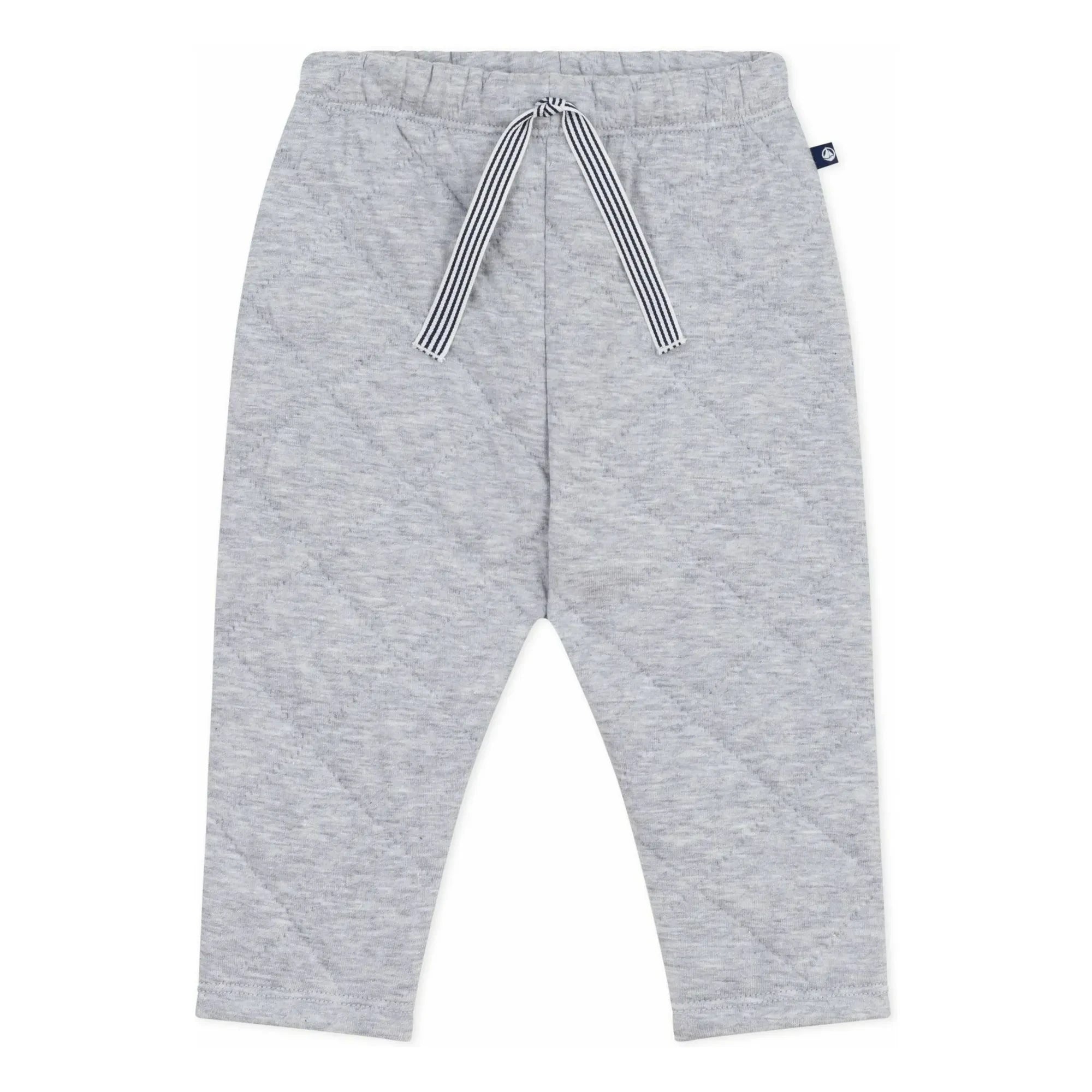 Petit Bateau - Çizgili İpli Jogger | Kırçıllı Gri