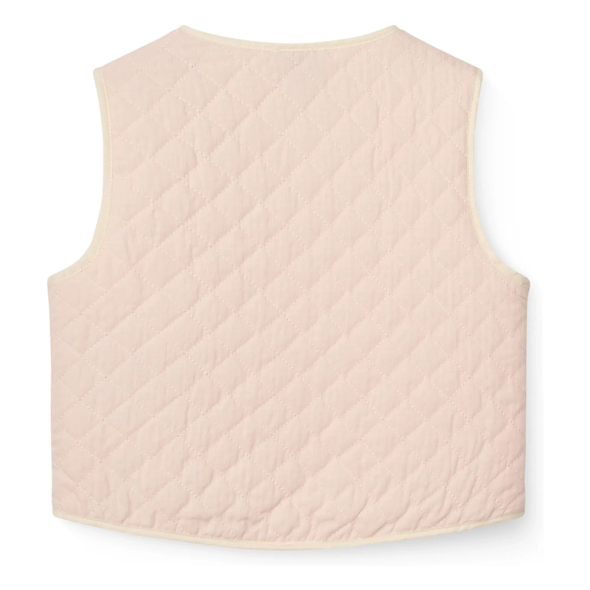Copenhagen Colors - Sleeveless Quilted Organic Cotton Jacket | Light Pink