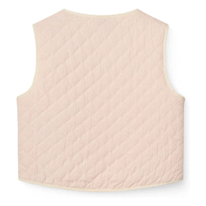 Copenhagen Colors - Sleeveless Quilted Organic Cotton Jacket | Light Pink