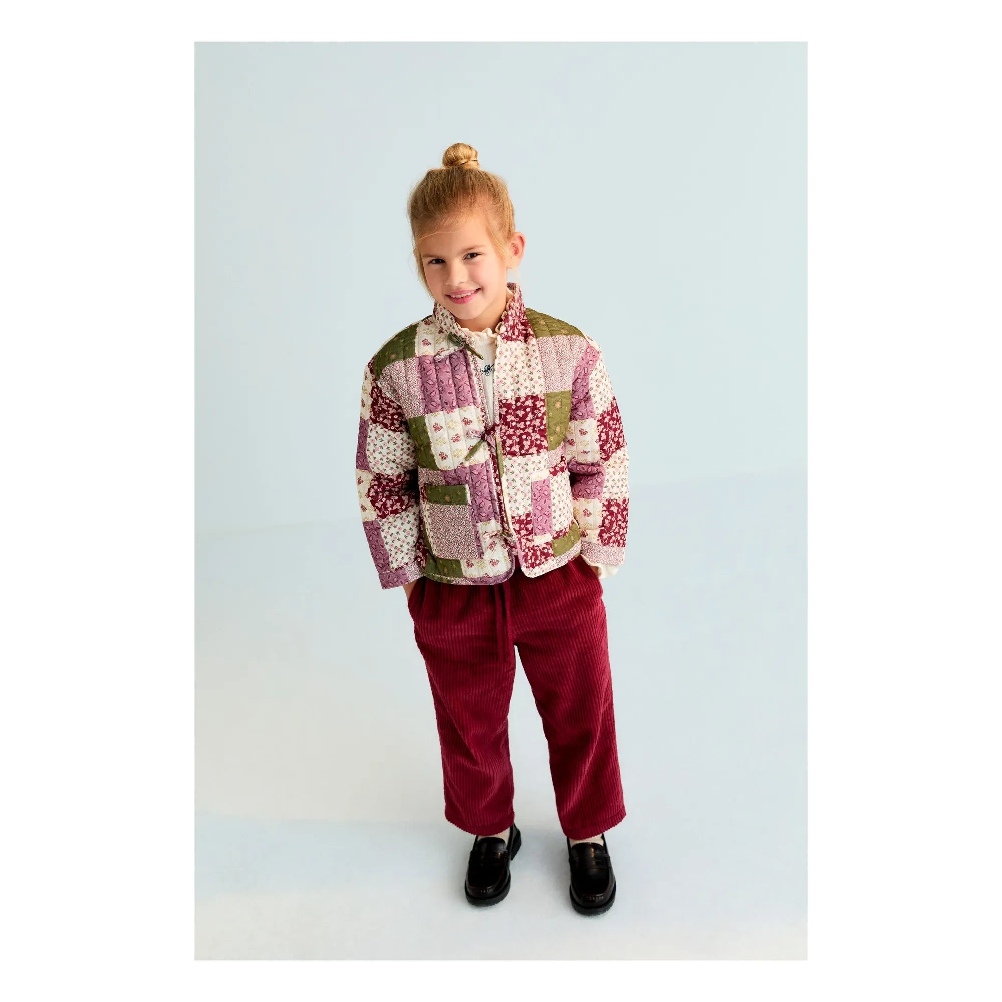 the new society - Melba Patchwork Ceket | Pembe