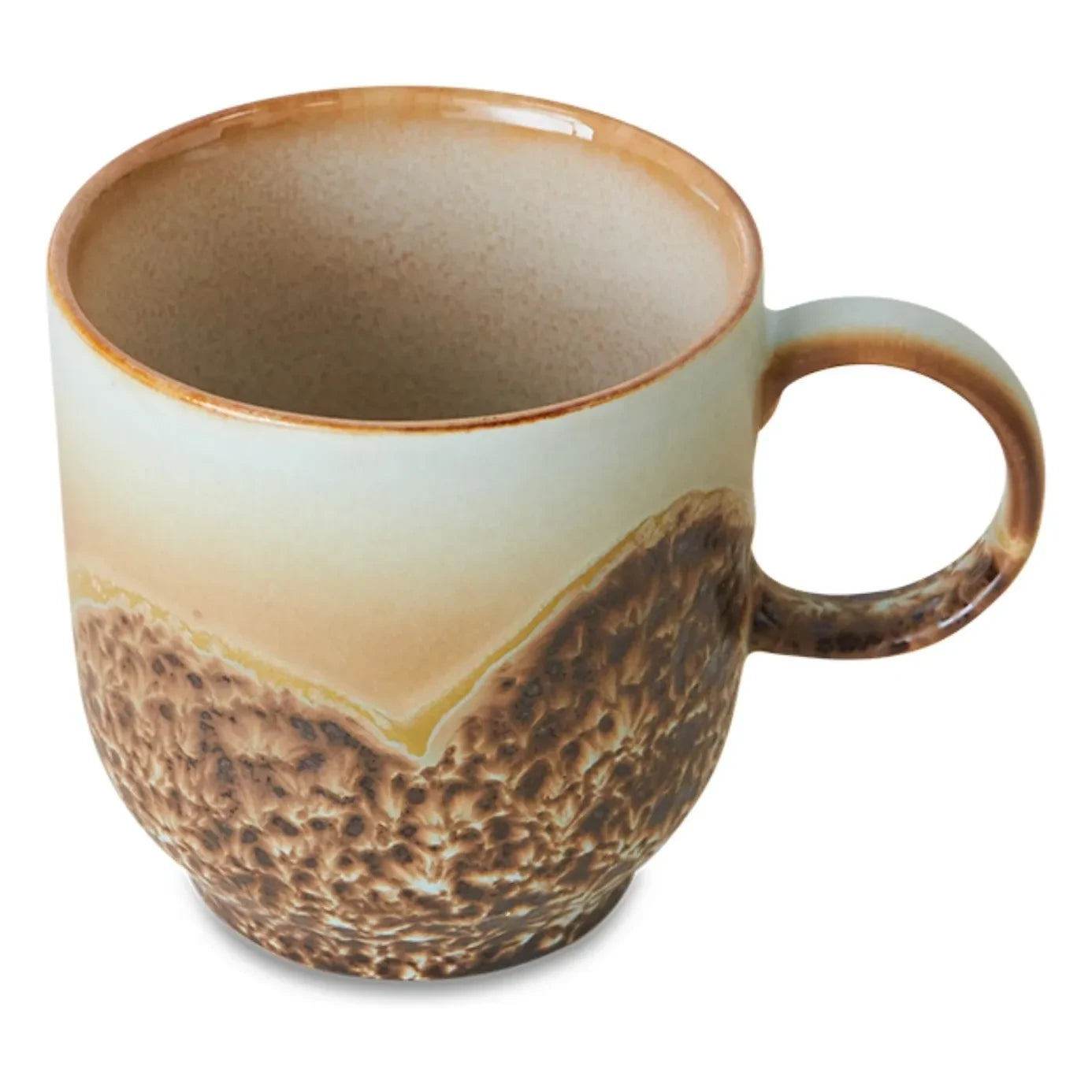 HKliving - Stone Ceramic Coffee Cup | Brown