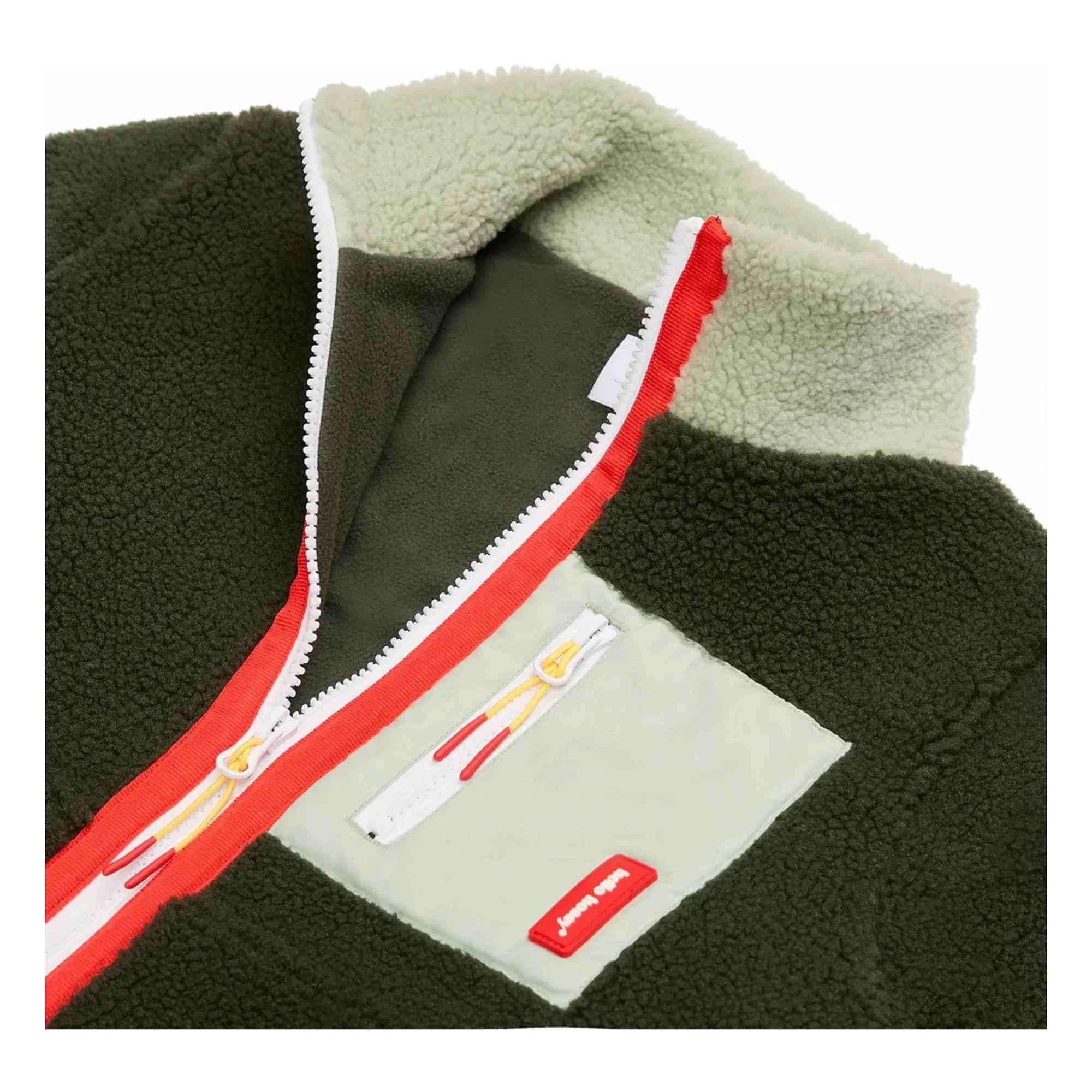 Hello Hossy - Forest Fleece Ceket | Koyu haki