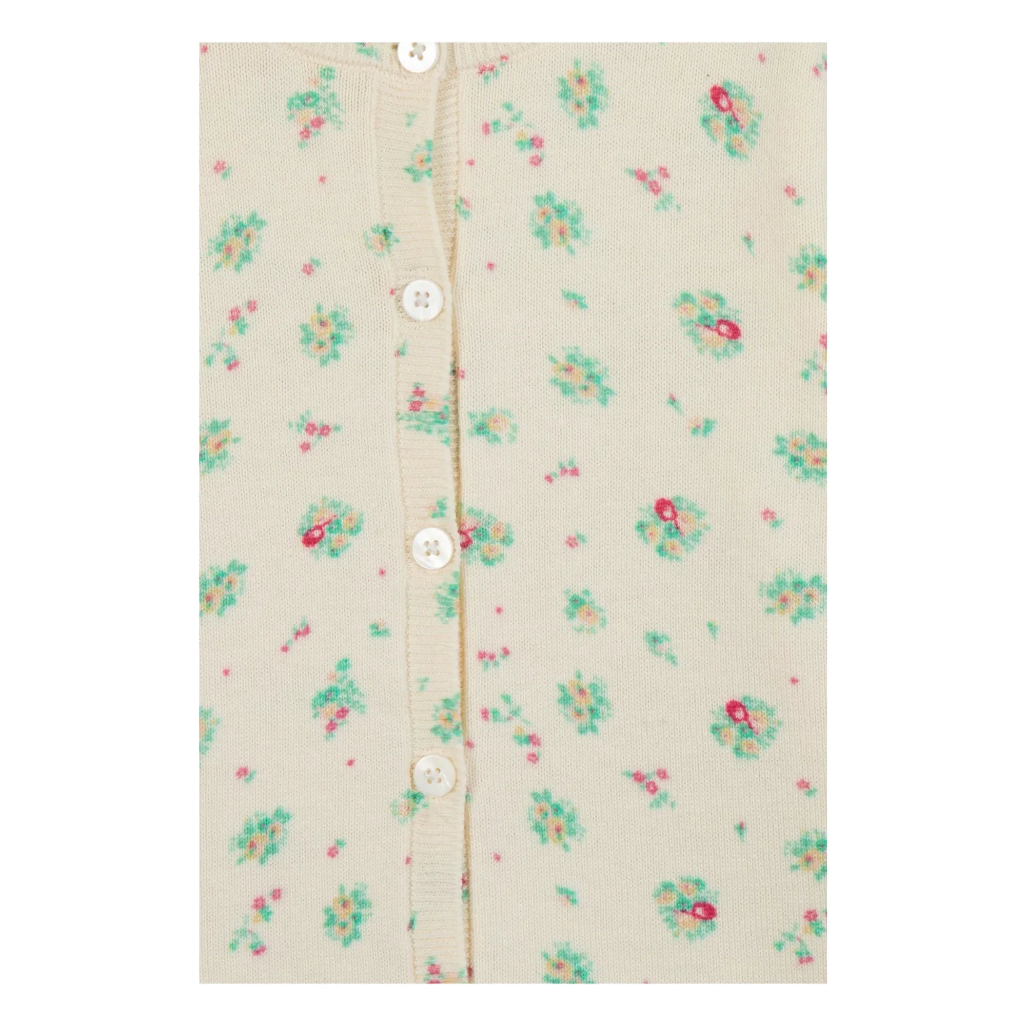 Bonton - Lilou Coco Sträuße Cardigan | Creme