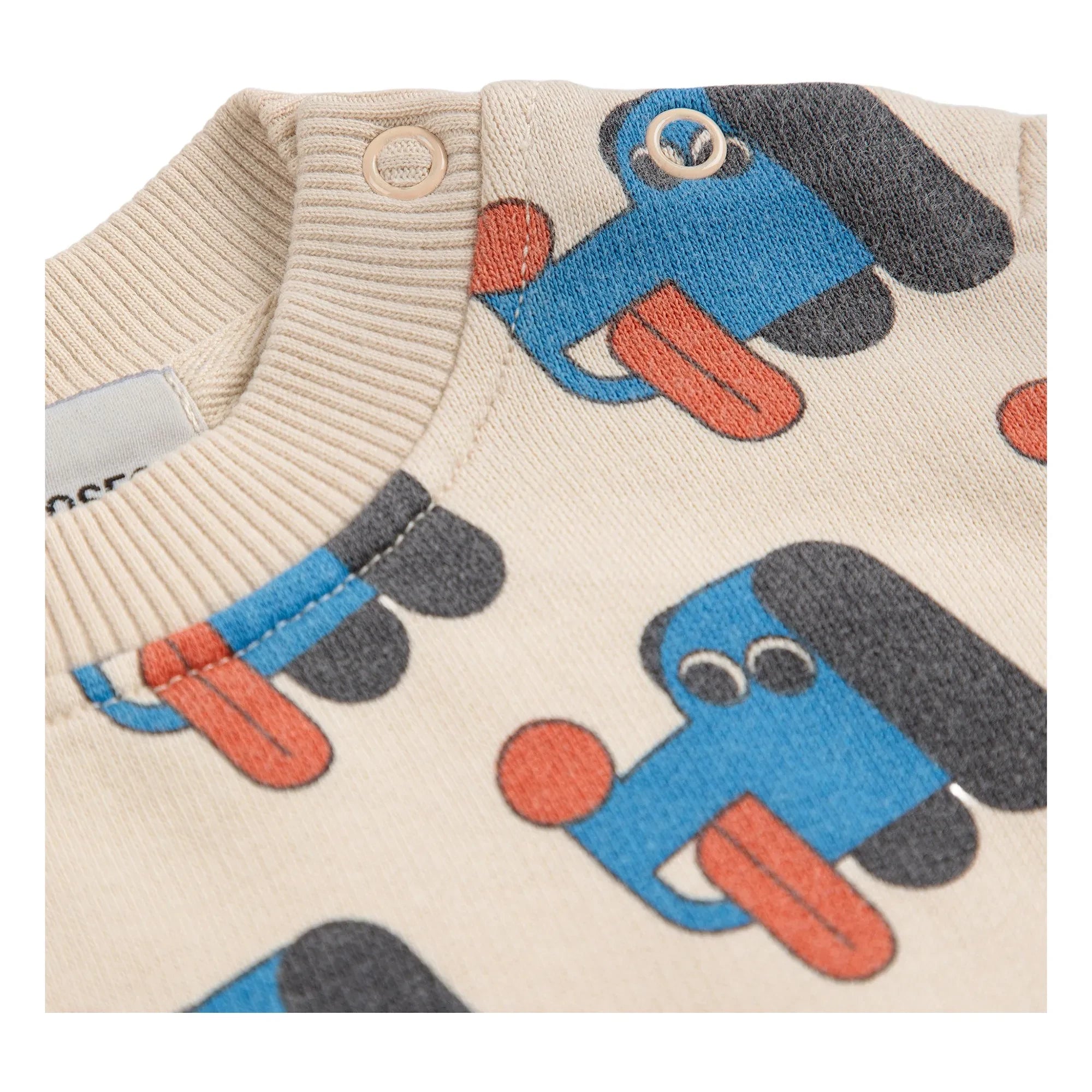 Bobo Choses - Sweat Dogs Organik Pamuk | Bej