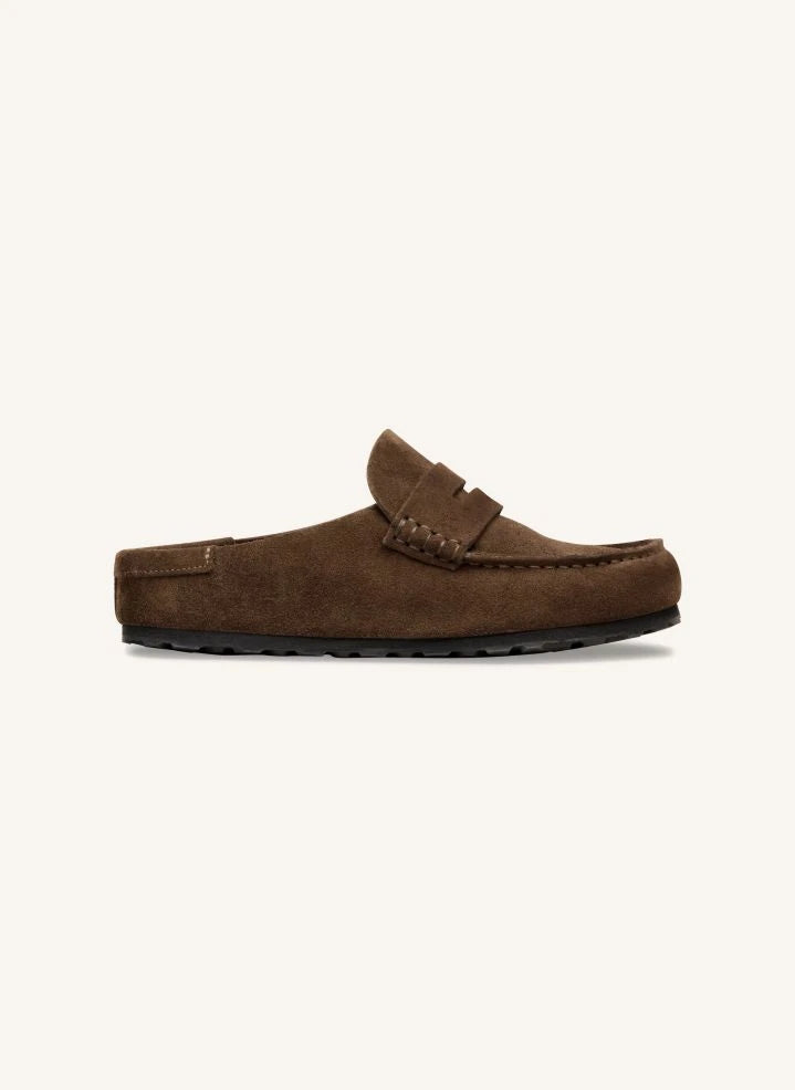 BIRKENSTOCK - Naples Sarımlı Süet Loafer | Açık kahverengi